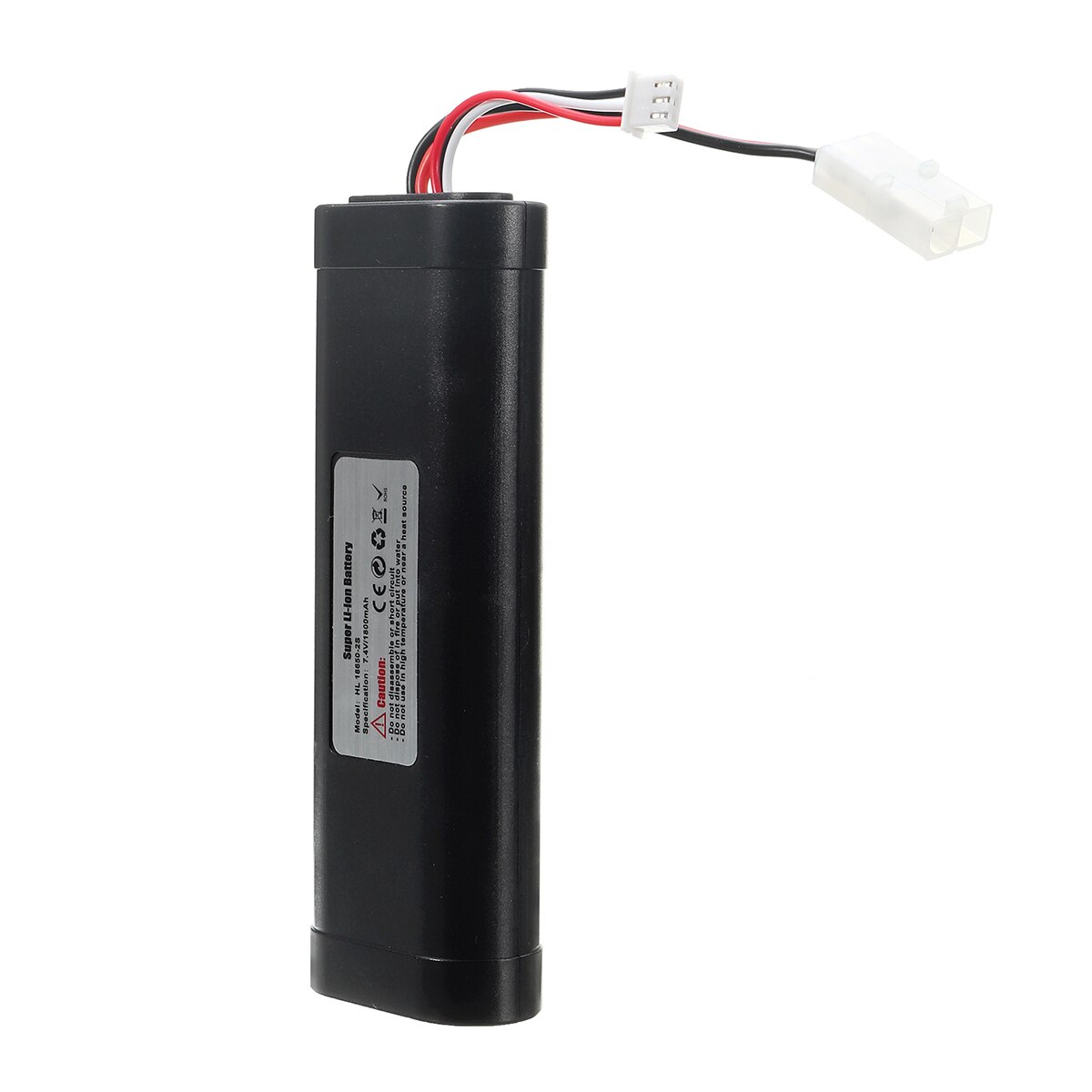 Batería li-po de HL-18650-2S de 7,4 V y 1800mAh para Heng Long RC HL3818-1, tanque de juguete 1:16, actualización de gran capacidad L6.2-2P