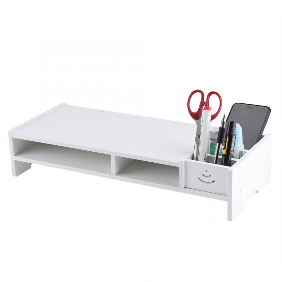 Computer Monitor Riser Laptop PC Stand Home Office Desktop Table Storage Organizer Shelf Computer Desktop Monitor Stand Desk