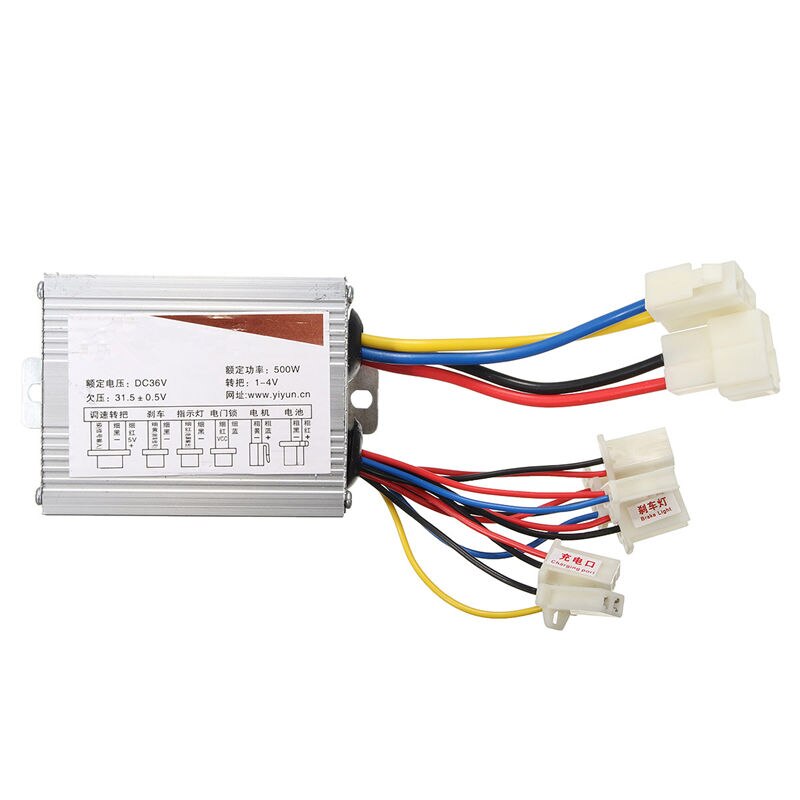 36 v 500 w Motor Borstel Controller Speed Gouverneur Voor Elektrische Voertuig Bike Scooter