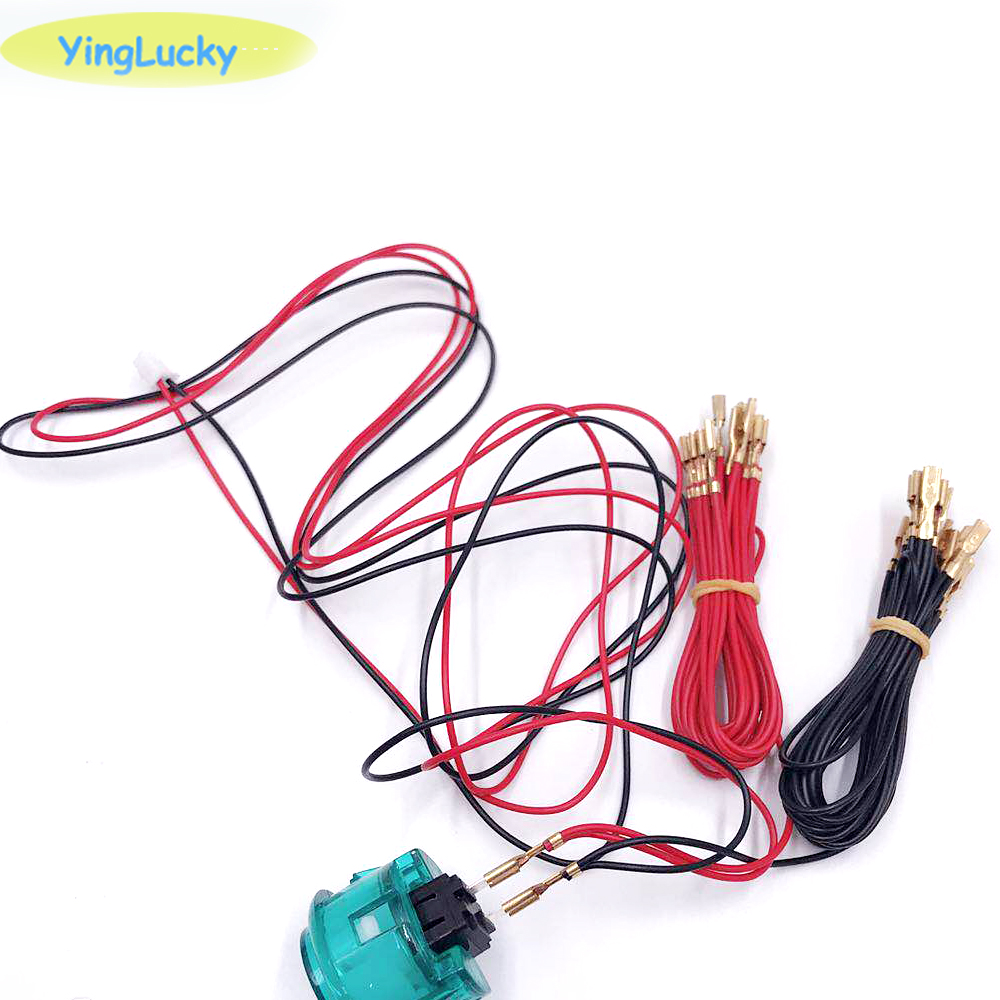 5V 12V illuminated light bulb Cable with 2.8mm quick 2pin connector to USB encoder for Arcade joystick DIY /LED Button