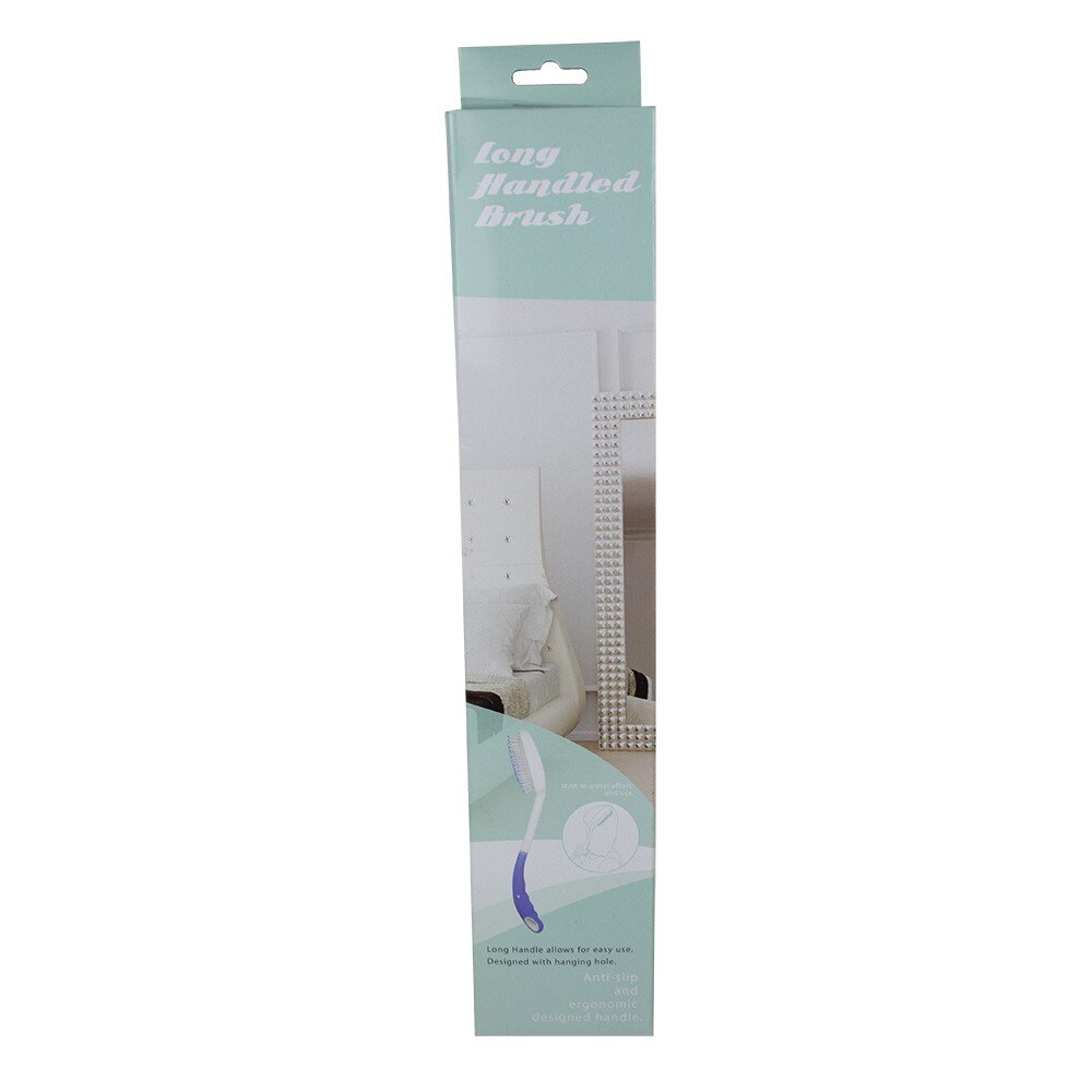 Scrub borstel met handvat dus badkamer | Slip | Blauw en Wit | Mobiclinic