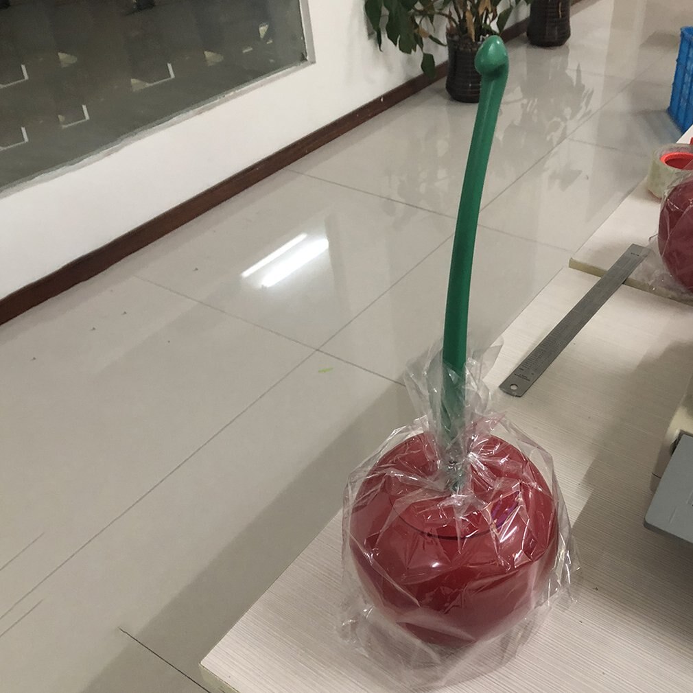 Piękny kształt wiśni szczotka robić wc szczotka robić wc i zestaw świeczników Mooie wiśnia Vorm toaleta Borstel