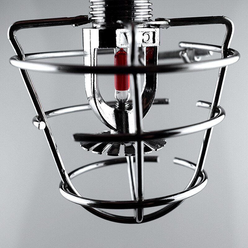 Universal Fire Sprinkler Head Guard Embedded Heavy Duty Chrome Plated Protective Cage Frame For Sprinkler Heads