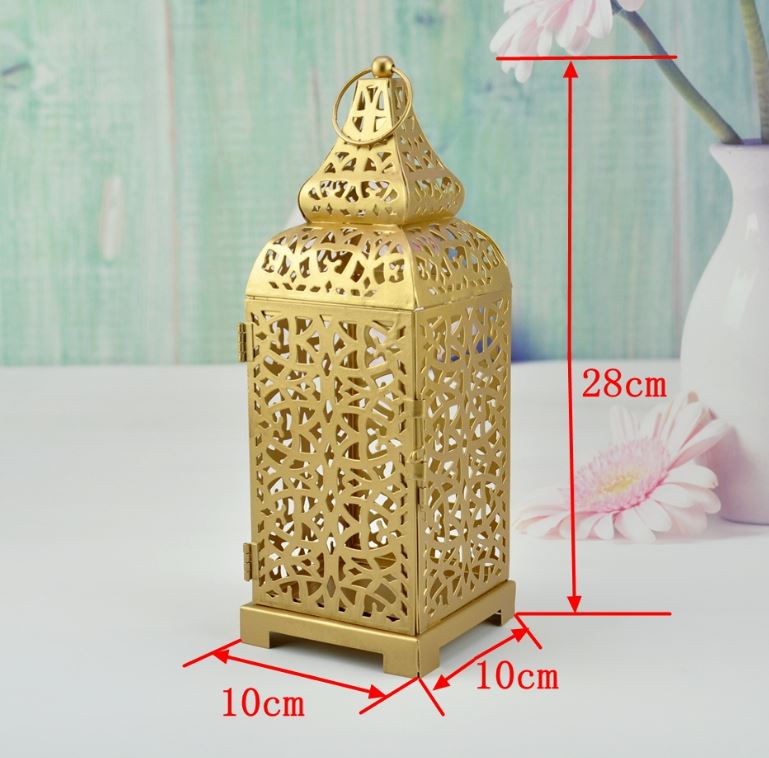 28 *10 cm opengewerkte, uitgesneden vintage metalen holle kandelaars, marokkaanse europese kandelaar hanglampen