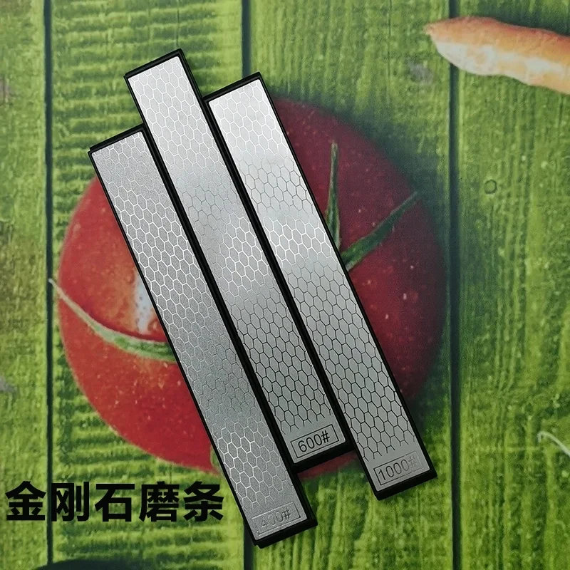 Diamond Sharpening Stone Diamond Sharpen Bar Whetstone for Knives Griding Replacement Stone Knife Sharpener Kitchen Tools: grey