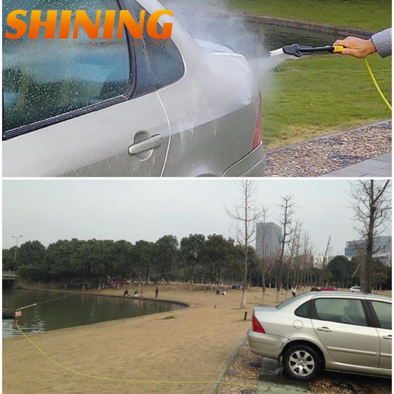 Electric 12V 60Watt High Pressure Car Washer Portable Car Washing Machine Tool Pump Kit Device