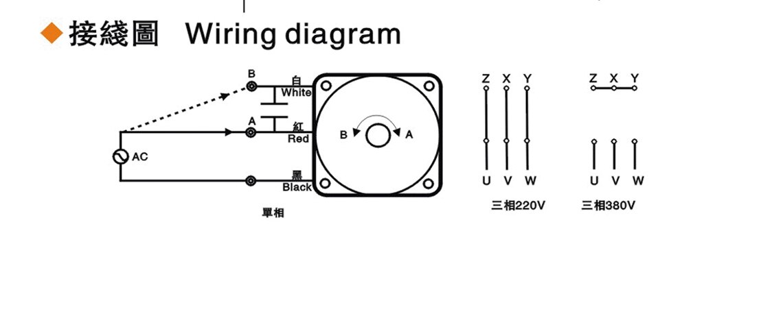 Motor de 40W con motor de 220 V/110 V AC eje óptico de control de velocidad de motor/motor de engranajes 5IK40RA-C