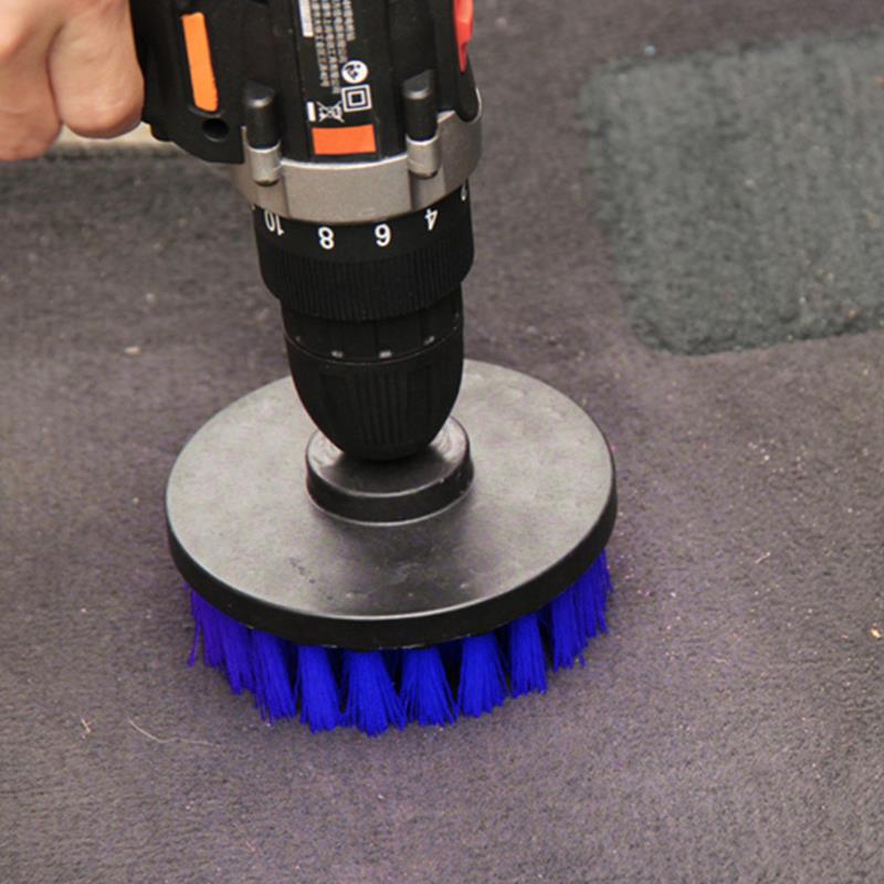 Juego de cepillos para cepillo de limpieza con motor, 3 uds., para cepillo de taladro para fregadero y cuarto de baño, para limpieza, accesorio de Taladro Inalámbrico, Kit de cepillo eléctrico