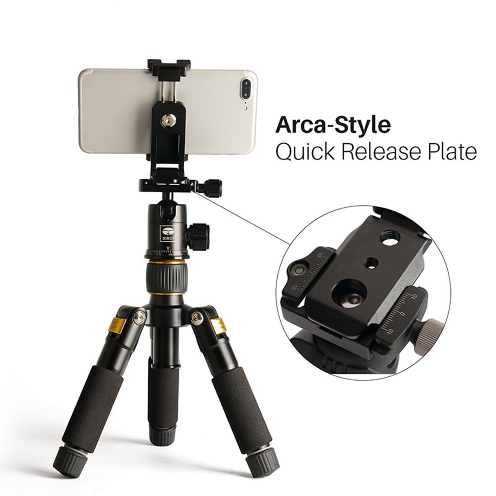 Ulanzi ST-05 Opvouwbare Mini Telefoon Statief Mount Adapter Verticale 360 Rotatie Statief Stand Voor Iphone X 8 7 Samsung S8 7 Redmi