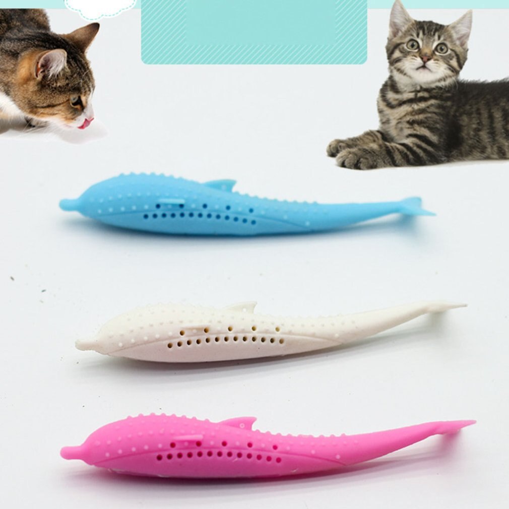 Interaktive Katze Zahnbürste Spielzeug Fisch bilden Fisch floppen Katze Spielzeug Zahnbürste Interaktive Haustiere Kissen Kauen Liefert für Katze