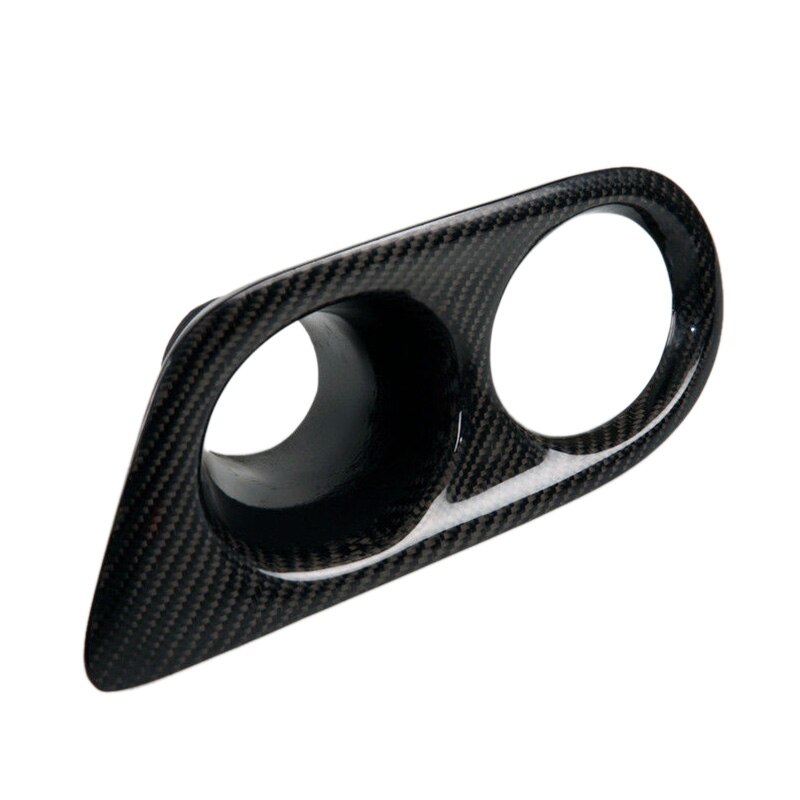 Cubierta de luz antiniebla de carbono Real que rodea el conducto de aire para Bmw 3 Series E46 M3 01-06