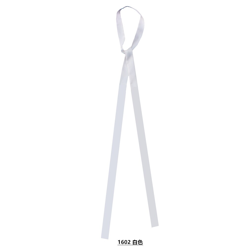 160*3CM mujeres color puro bufanda Extra larga y estrecha de cinta de seda bufandas corbata damas corbata delgada cuello bufandas cinta/correa de muñeca