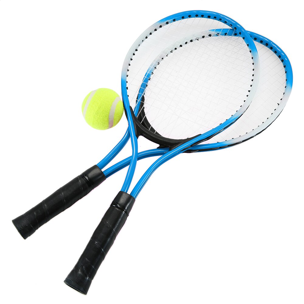 2Pcs Kinder Tennis Schläger String Tennisschläger mit 1 Tennis Ball und Abdeckung Tasche