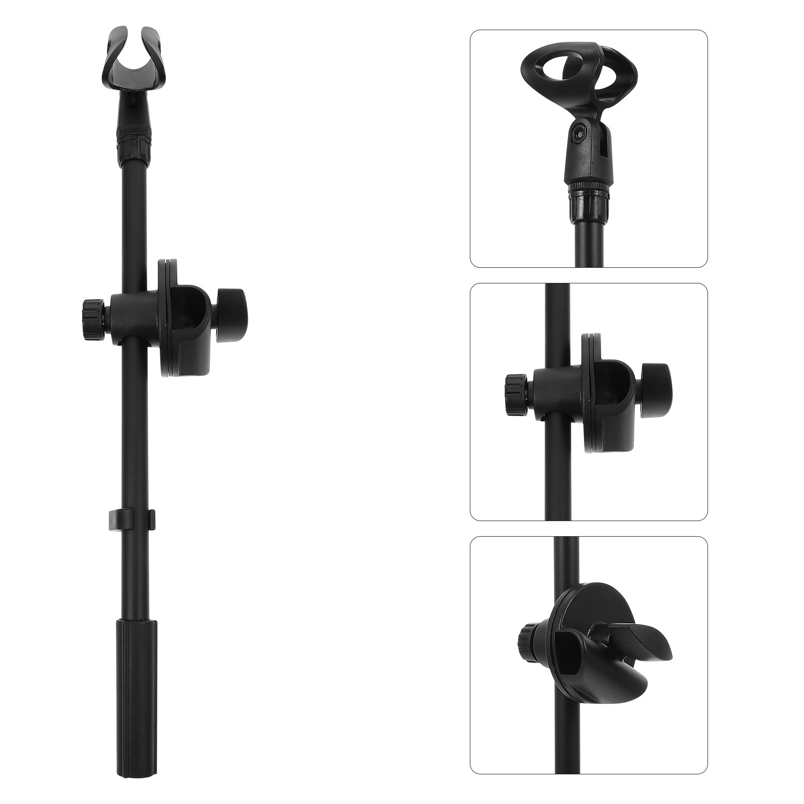 1set Microphone Stand Boom Arm Mic Tilting Rotating Boom Arm for Podium Home: Default Title