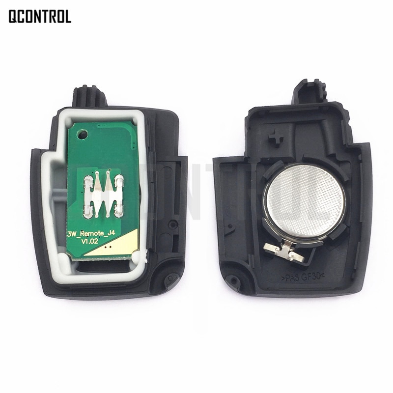QCONTROL Car Remote Key DIY for Ford Fusion Focus Mondeo Fiesta Galaxy HU101 Blade Vehicle Flip Key