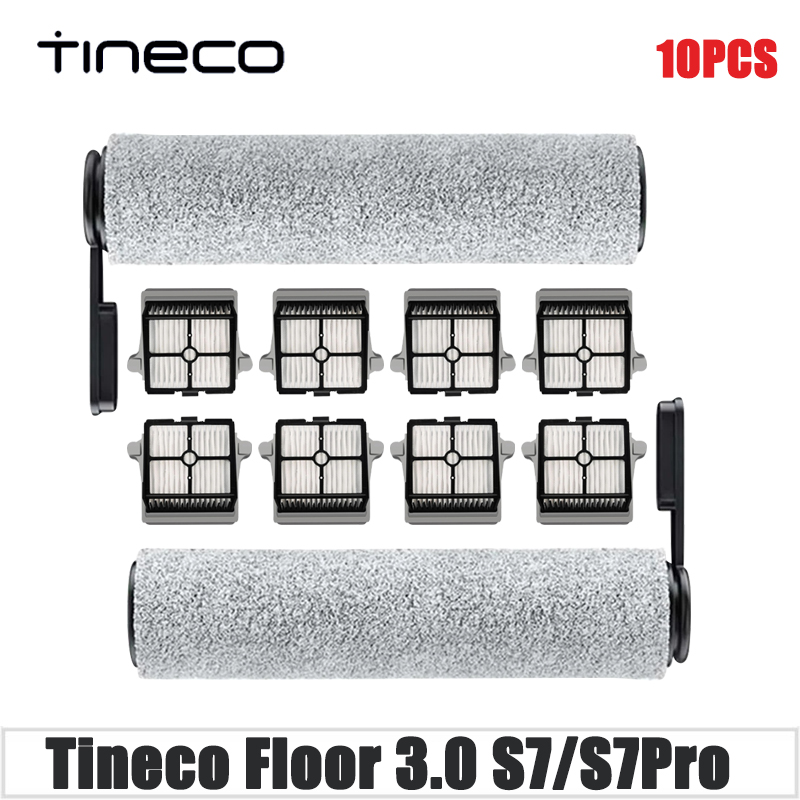 For Tineco Floor ONE S7 Pro\S6 Parts Vacuum Cleaner Replacement Brush Rollers and HEPA Filters: MULTI