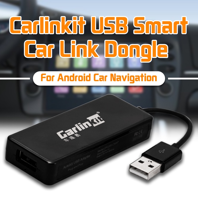 USB Car linkit Smart Car Link Dongle For Android Car Navigation For Apple Carplay Module Auto Smart Phone USB Carplay Adapter