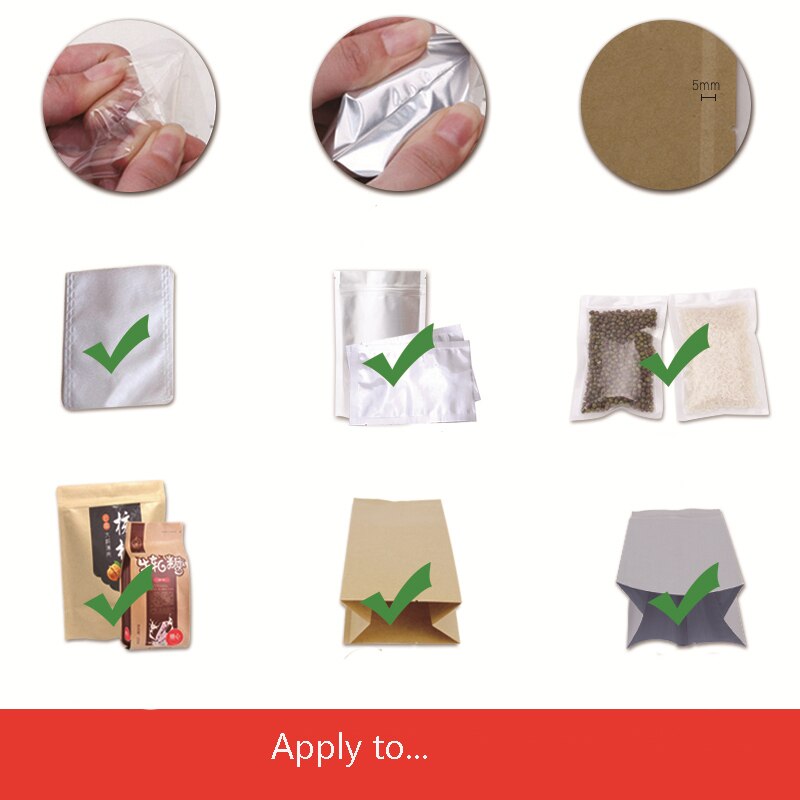 220V Hand-pressure Type Sealing Machine Heat-sealing Plastic Packing Machine