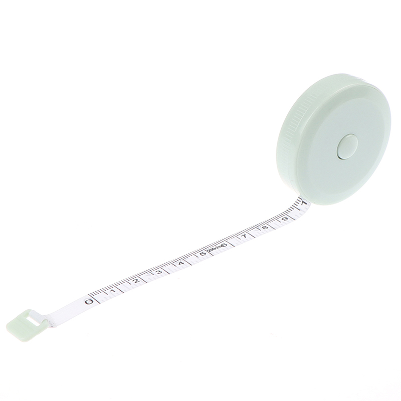 Vierkante 2M Meetlint Intrekbaar Kleine Stalen Liniaal Sleutelhanger Mini Staal Automatisch Telescopisch Meetlint: Black