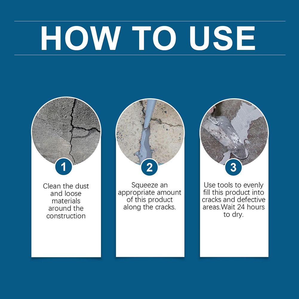 100g revnefyldningsmiddel beton reparation fugemasse lækage propmateriale tag vandtæt lækage reparation lim hardware fugemasse