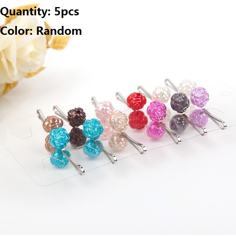 5 stücke Perle Clip Schal Stift Kopftuch Schal Schal Zubehör Dame Muslim Schal Clips Neue Moslemisches Hijab Schal Stift: Ramdom-J