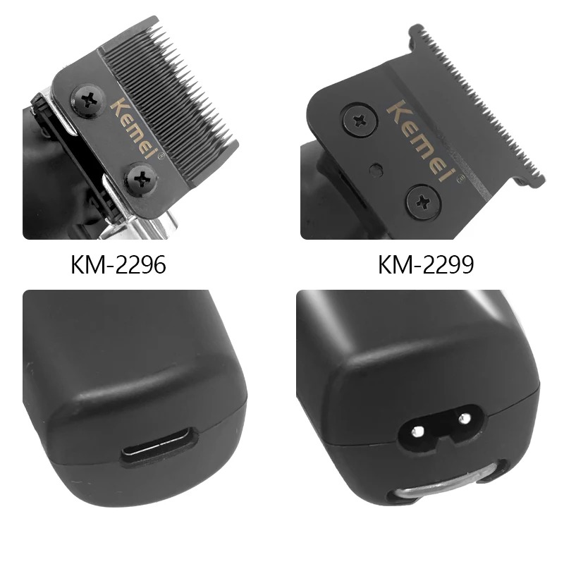 Kemei 2296 2299 Barbier Akku-Haarschneider 0 mm Null Gapped Haarschneidemaschine Detailer Professionelle elektrische beenden-Schneidemaschine