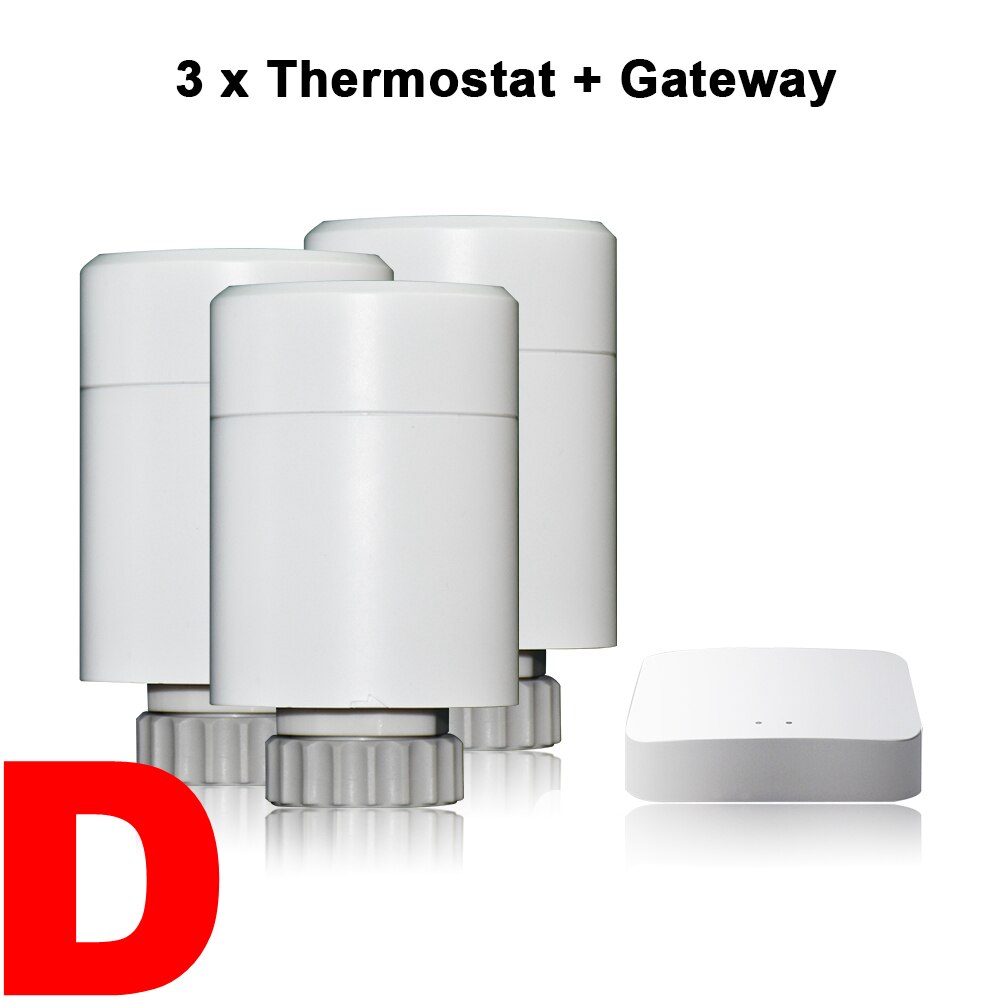 Zigbee – actionneur de Thermostat, régulateur de température Programmable avec fonction d'ouverture de fenêtre à économie d'énergie