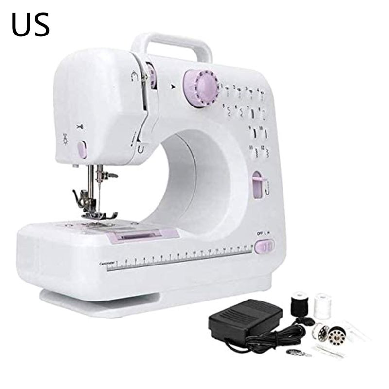 Portable Sewing Machine Basic Easy to Use for Adults and Kids,12 Built-in Stitch: 7HH502450-US