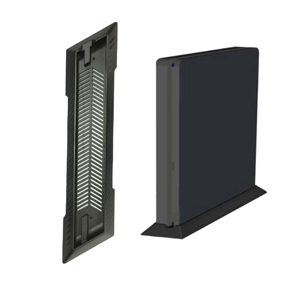 Alloyseed Vertical Stand Dock Mount Game Console Cooling Ondersteuning Base Holder Cooler Stand Zwart Abs Voor Sony Playstation 4 Slanke