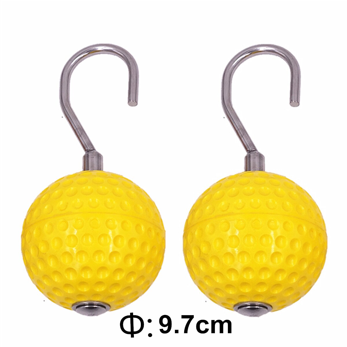 7.2/9.7cm Pull Up Balls Cannonball Grips Finger Trainer Grip Strength Training Arm Muscles Barbells Gym Hand Grip Ball Exerciser: 97mm