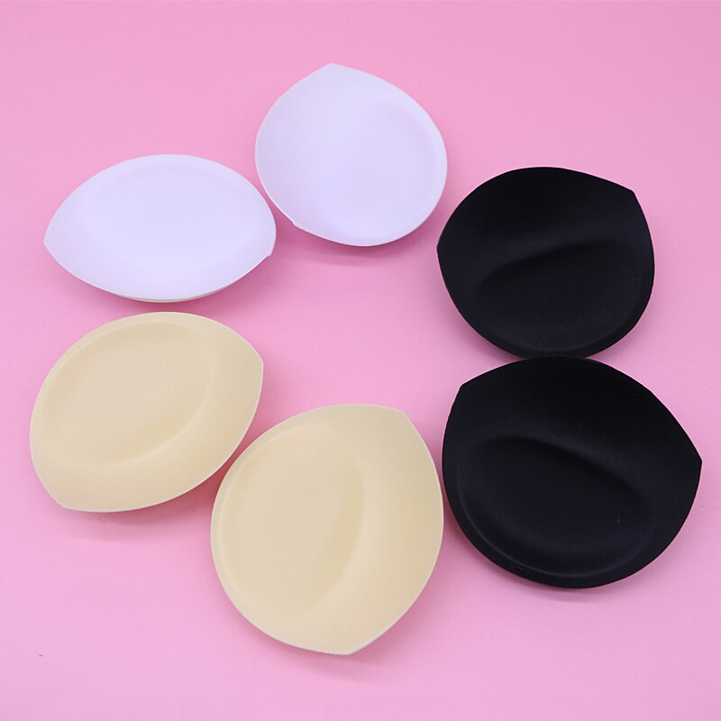 2 stuks/1 paar Dikke Foam Bra Pads Borstvergroting Verwijderbare Spons Padding Borst Push Up Padding voor Bikini badpak Accessoires