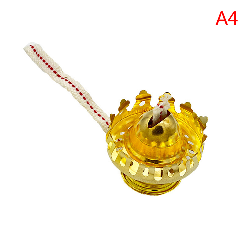 Lamp Olie Brander Kerosine Onderdelen Lont Antieke Wieken Houder Brandende Lampsaccessory Schoorsteen Kaars Light Jar