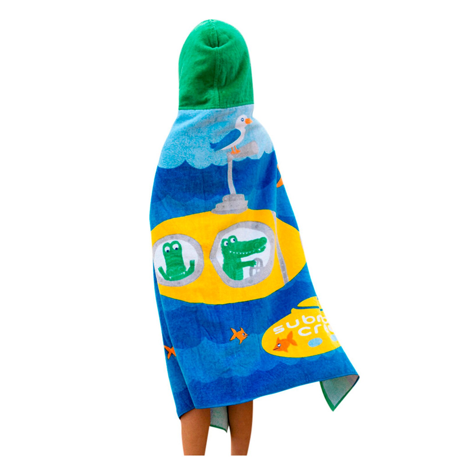 Albornoz con estampado de dinosaurios y animales para bebé, toalla de Spa con dibujos animados para bebé, bata de baño para niños, toallas de playa infantiles