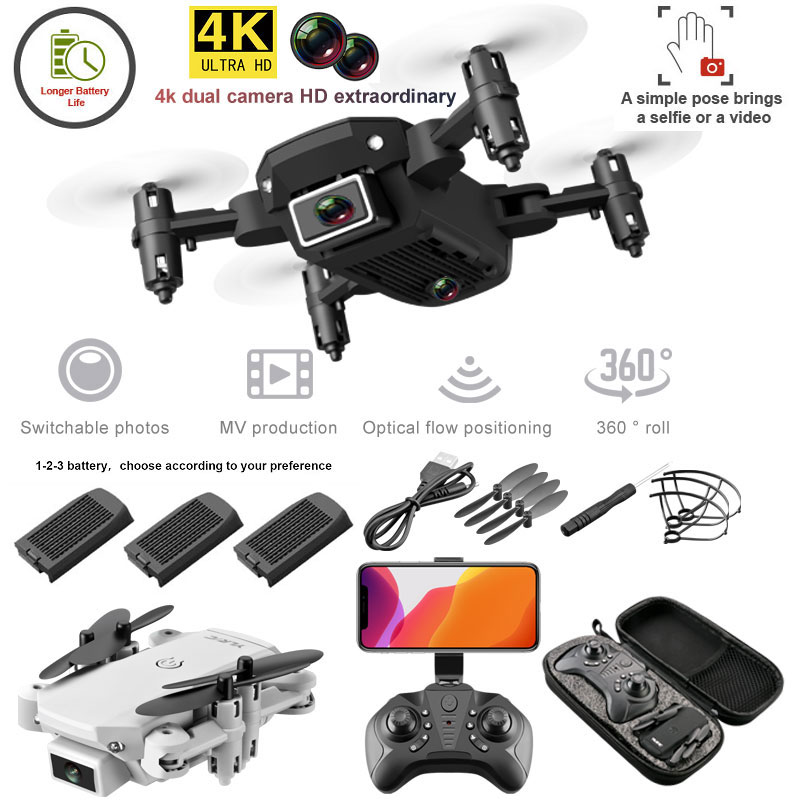 S66 Fpv Mini Drone Met Camera Hd Rc Opvouwbare Drone 4K Profesional Selfie Wifi Dubbele Camera Drones Quadcopter Rc dron Mini Speelgoed
