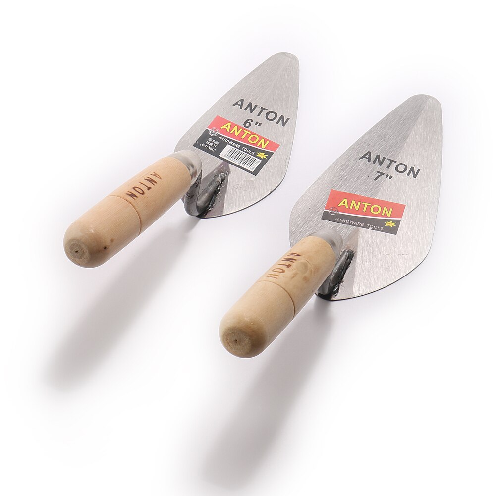 6/7 Inch Bestrating Baksteen Troffel Bouw Gereedschap Tuin Planten Tool 50 # Koolstofstaal Troffel Diy Beton Stepping Oprit