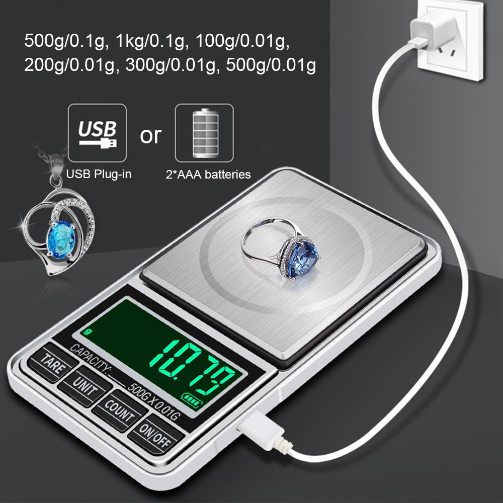 Mini Precisie Pocket Digitale Weegschaal Voor Goud Bijoux Sterling Sieraden Weight Balance Gram Elektronische Weegschalen Digitale Pocket Schaal