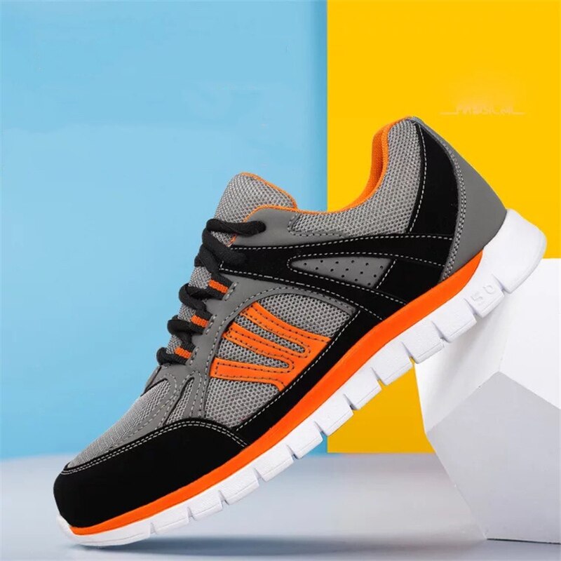 men's steel toe cap safety shoes work boots wear shoes breathable lightweight non-slip anti-piercing protective shoes