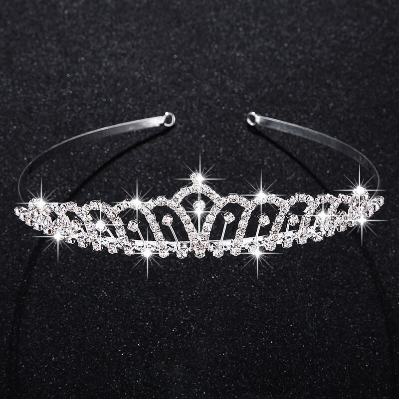 Vendita calda di Cristallo Perle Della Lega Diademi e Corone Da Sposa Copricapo Da Sposa Accessori Per Capelli Gioielli Bride'Tiaras Hairbands