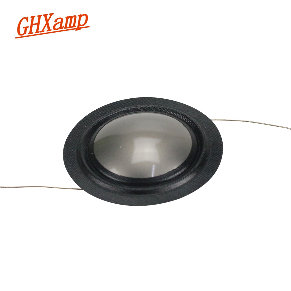 Ghxamp 25.4mm importerad metall titanfilm + siden sidemembran 25 core tweeter röstspole högtalare reparationsfilm 8 ohm 1 par