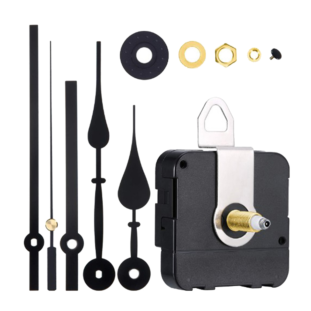 Quartz Clock Movement DIY Clock Mechanism Long Shaft Replacement Clock Kits: Type 1