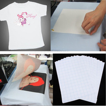 10 stks Lakens T-Shirt A4 Warmte-overdracht Papier Iron On Inkjet Warmte-overdracht Papier Voor Lichte kleur stoffen Doek