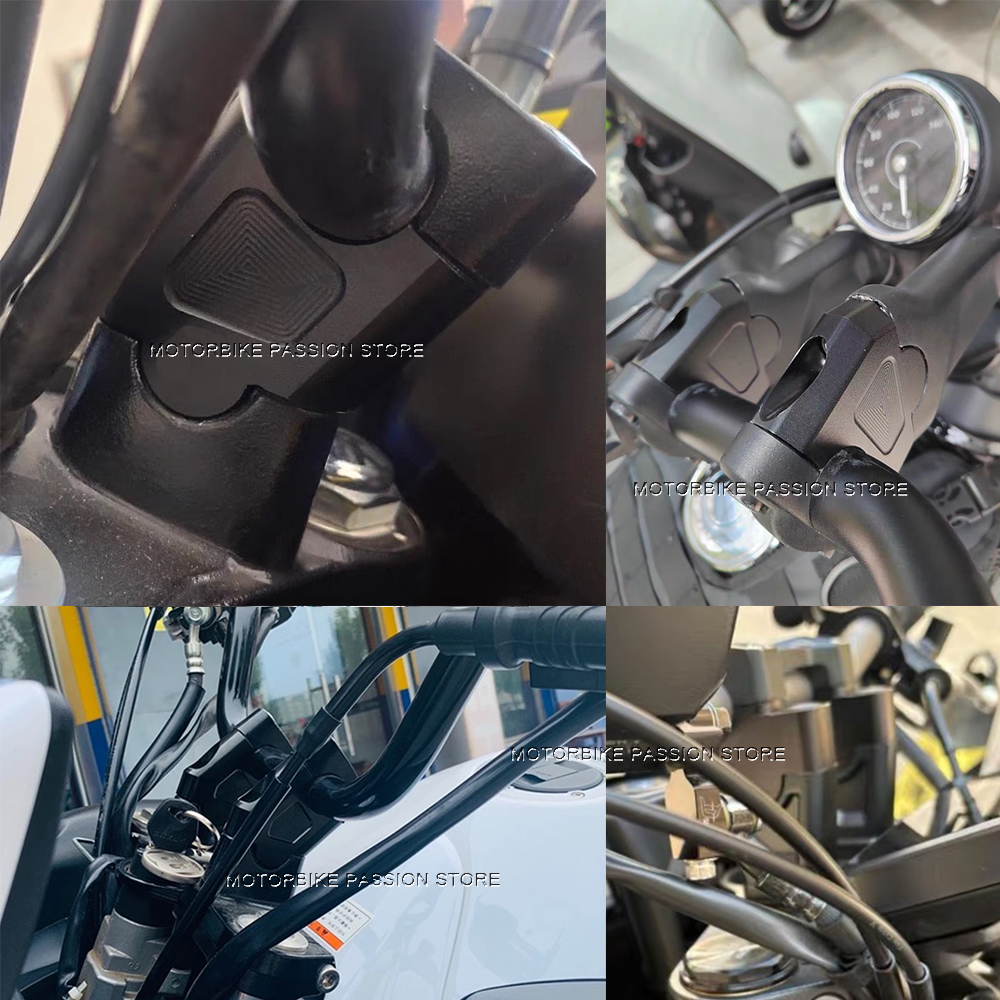 Motorrad Lenker Riser Bar Montieren Griff Erhöhung Clamp Pit Motorrad Zubehör Für QJ Motor SRT 900 SX 900 sx 900SX