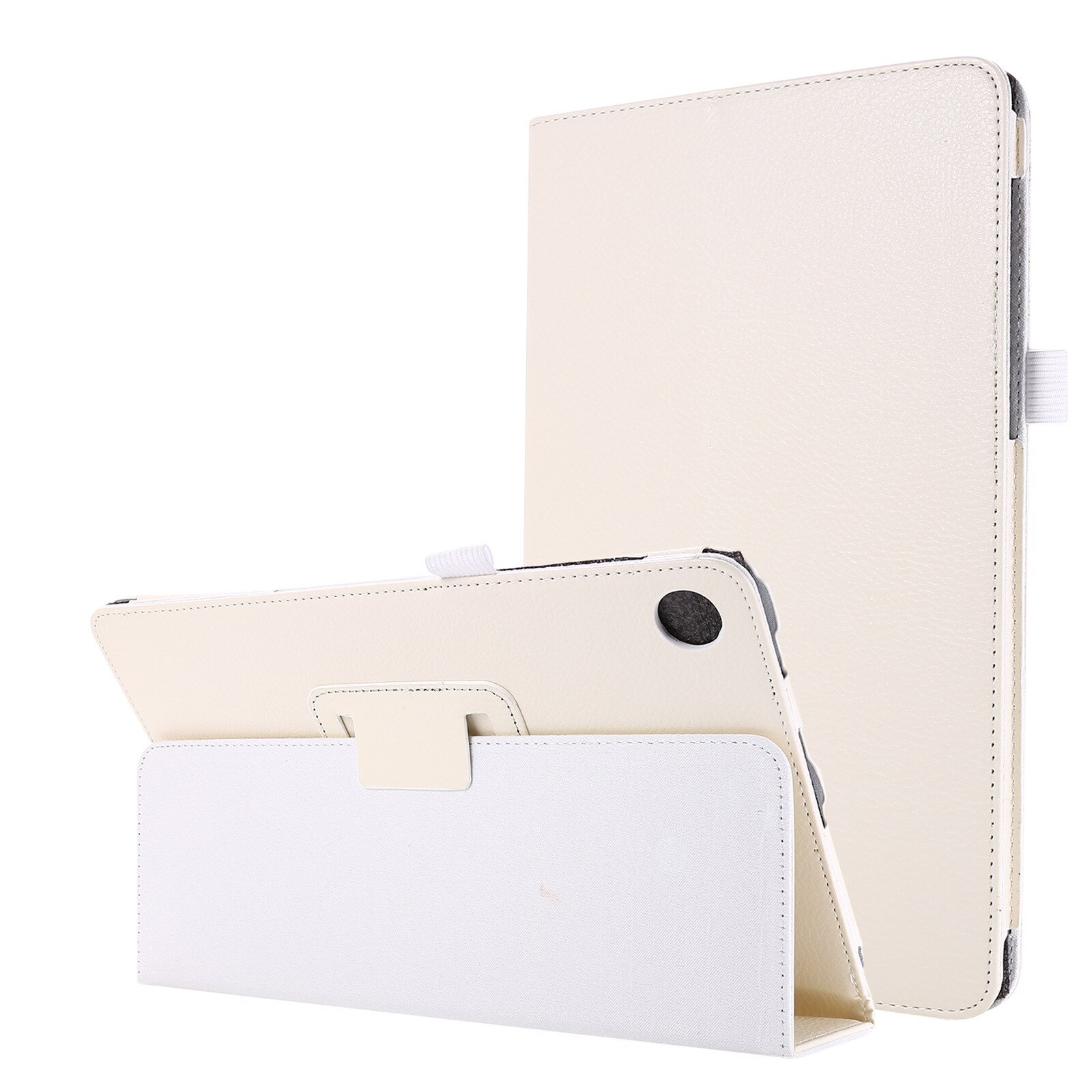 for Lenovo Tab M10 FHD Plus Tablet Case for 10.3Inch TB-X606F Tablet PC Folding Folio Case Protective Cover Protetor Stand: Beige