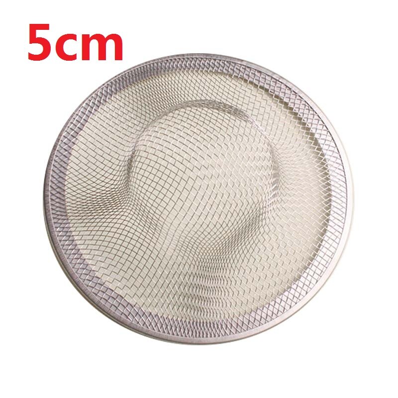 Drain Sink Filter Mesh Sink Strainer Silicone Plastic Kitchen Rice Sink Food Stopper Bathtub Hair Colander Strainer: 5cm