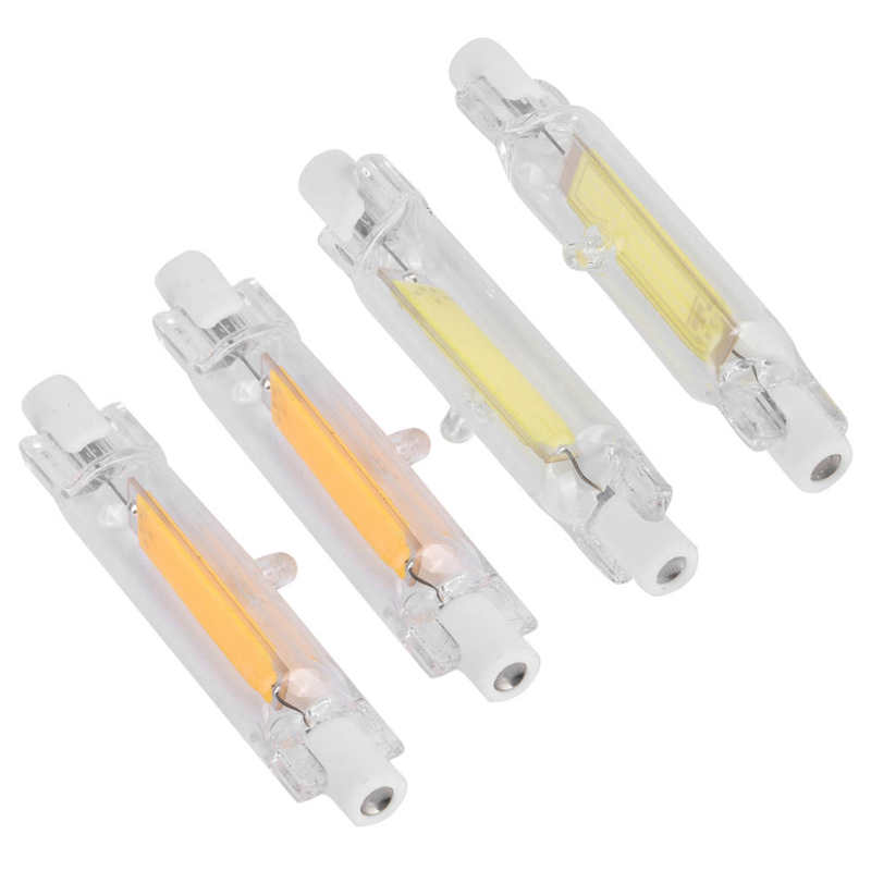 Lampadina pannocchia 2pz R7S 5W 78mm evidenzia la lampadina 230V R7S della sorgente luminosa di inondazione a doppia estremità