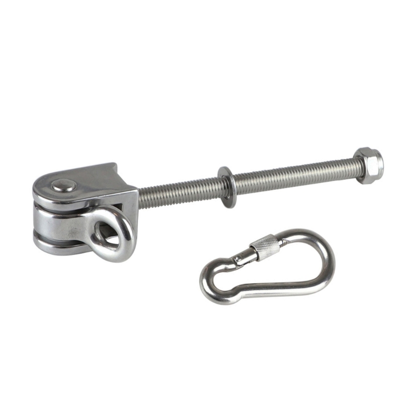 Hammock Swing Hanger Carabiner Hook Stainless Steels Swing Hook with Bearing for Indoor/Outdoors Swing Hardware Enduring