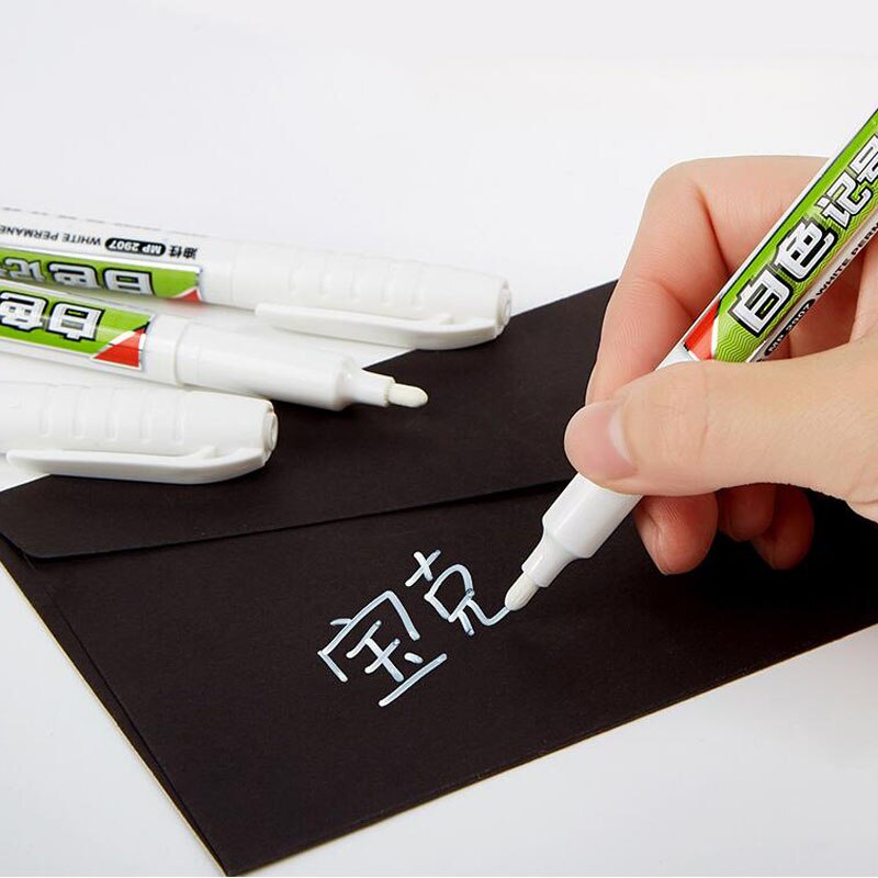 Classical white marker pen scrapbooking diy markers material escolar school stationery art supplies G051