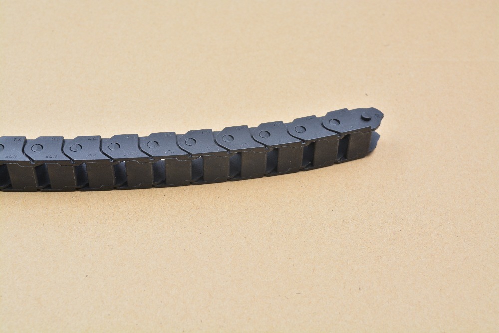 Bro typen kan ikke åpne plast 15 mmx 15mm trekkjede med endekoblinger  l 1000mm gravemaskinen kabel til cnc ruter