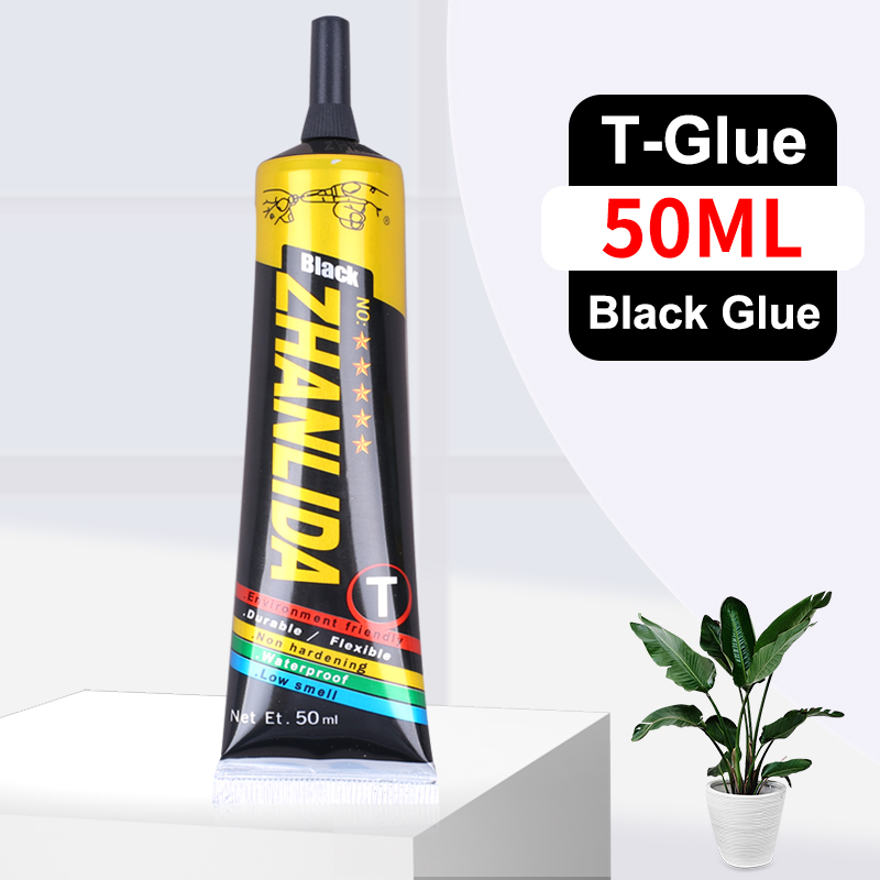 Waterproof Black Glue Phone Contact Epoxy Resin Adhesive Textile Leather Crystals Clothes Plastic Sealant T9000 15ml 50ml 110ml: Red