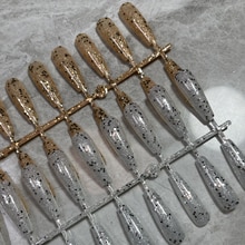24 punte salone per unghie bara lunga unghie finte balletto unghie punte unghie artistiche unghie artificiali con Design unghie Gel per estensione